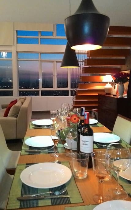 view from dinning area