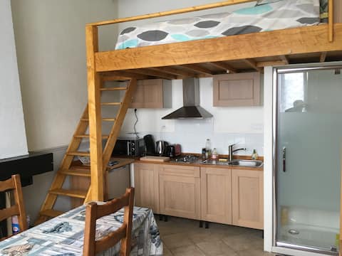 Studio privé à 100 m métro Hellemmes/SNCF