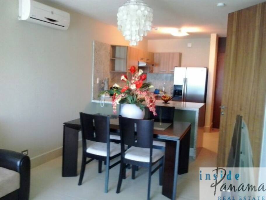 kitchen and dining