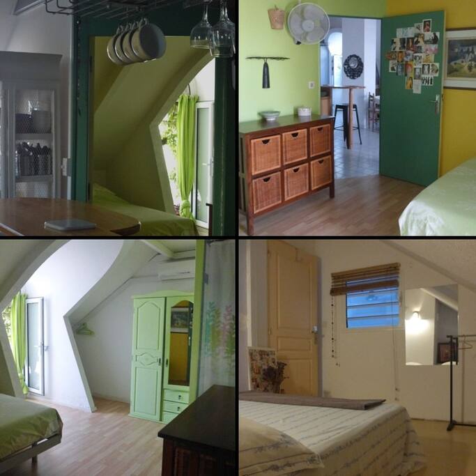 les chambres.