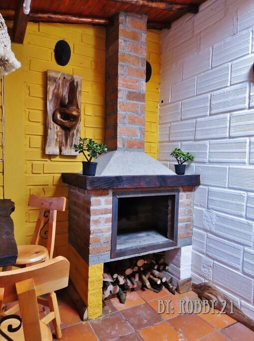 una chimenea hará parte de recuerdos especiales.
