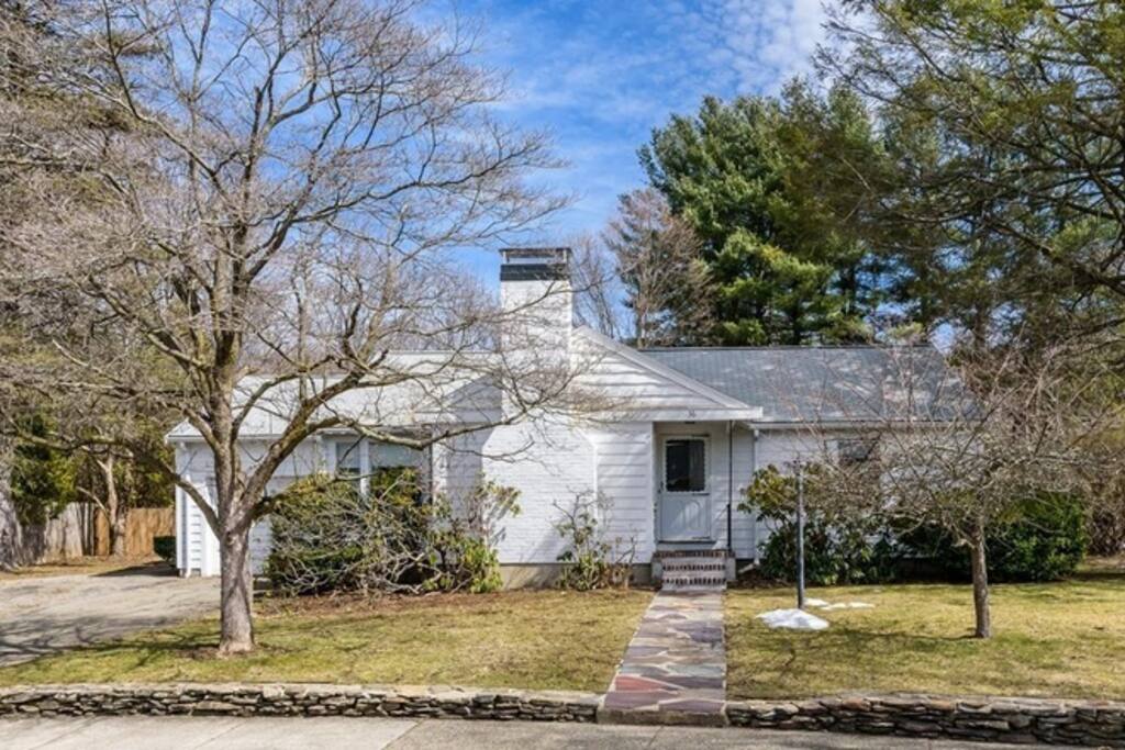 Front view in the fall & winter time