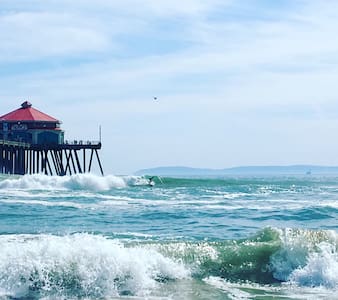 Just a block to the ocean , Pier & Main Street