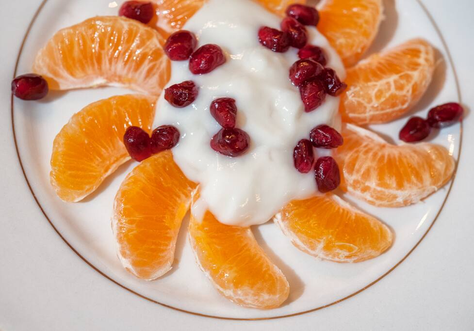 One of our first courses of a two-course breakfast.
