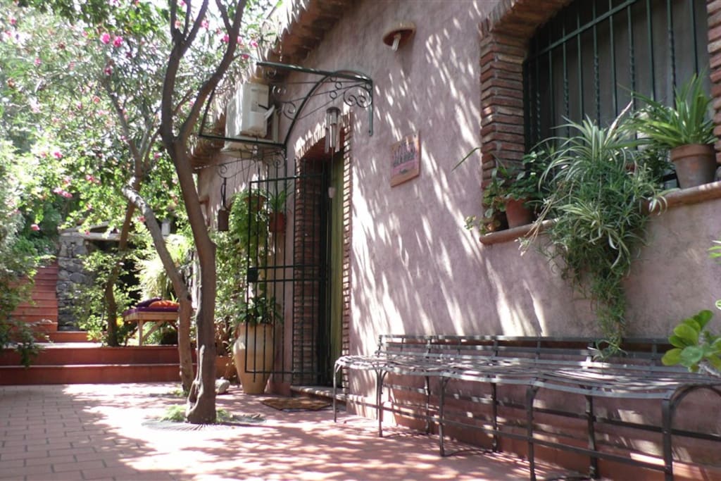terraces around the house
