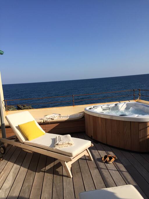 Jacuzzi avec vue mer