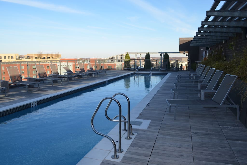 Rooftop Pool- Heated in Winter