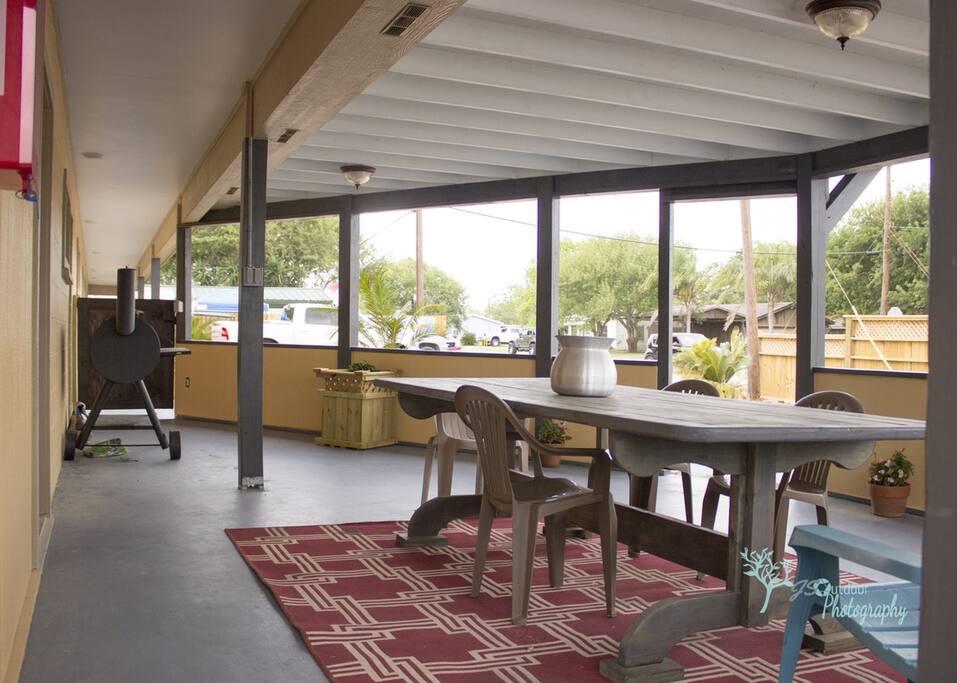 Veranda, attached to rooms 1 and 2