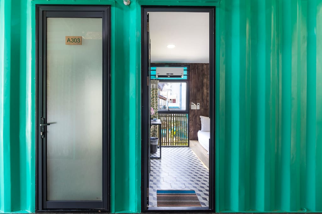 Your room is a green container