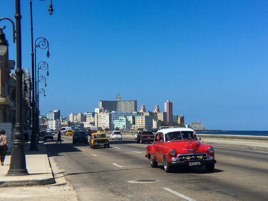 Vista de La Habana desde el tunel.