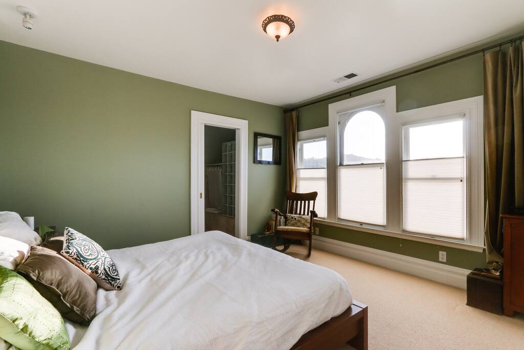 Master Bedroom with great views of Twin Peaks