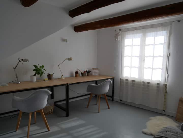 chumba cha kulala cha 2 (ofisi au chumba cha kulala), chaguo lako