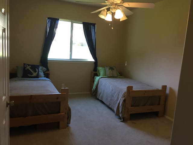 Large private bedroom downstairs