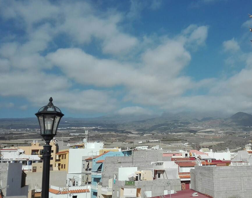 panorama dalla terrazza al Teide