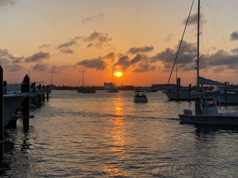 Sunrise on Intracoastal - 100 yards away
