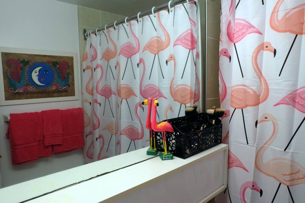 Bathroom. Full bath tub and shower.