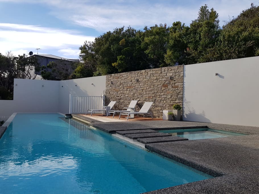 Pool and spa amongst the trees