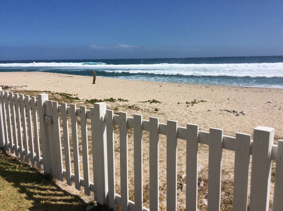 Plage devant la maison