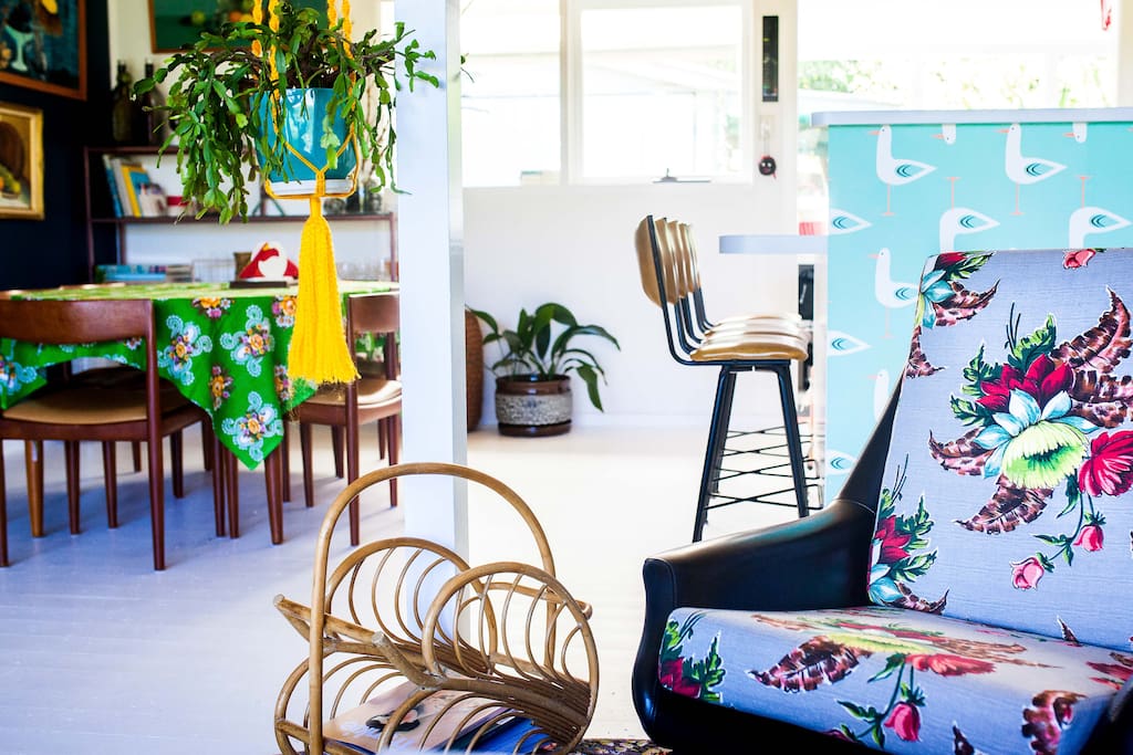 The many colours and prints of the Nuthouse.