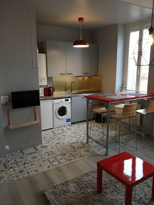 Kitchen and dining room