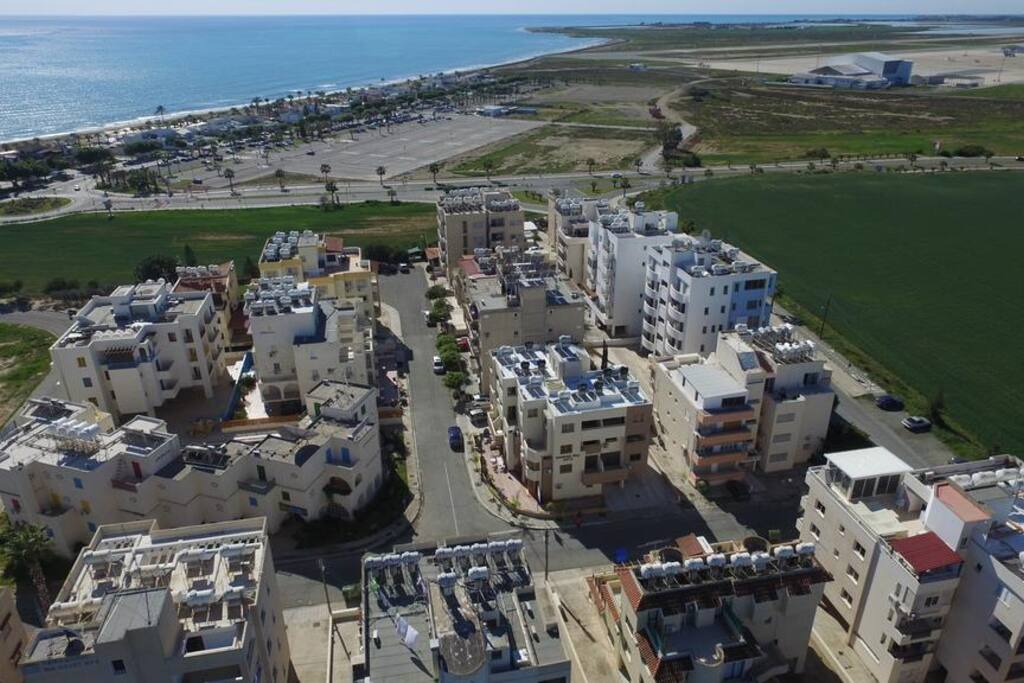 picture taken from a drone of the area