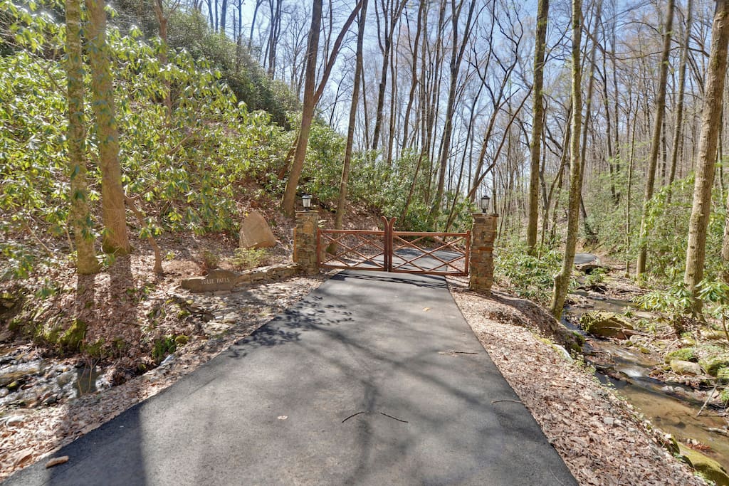 Inviting gate beckons you into property