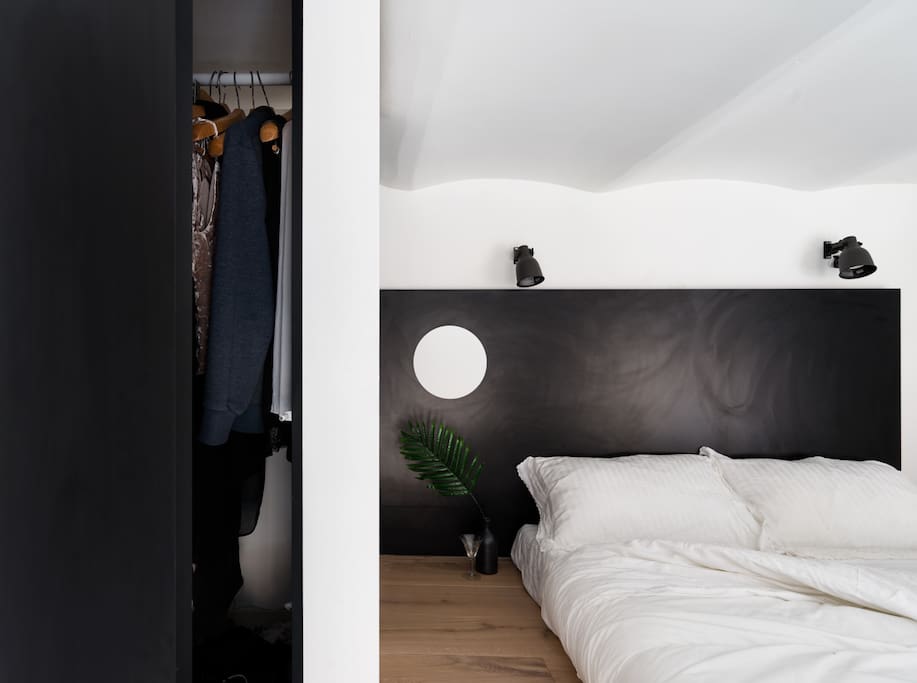 On the mezzanine King bed will accommodate up to two people.