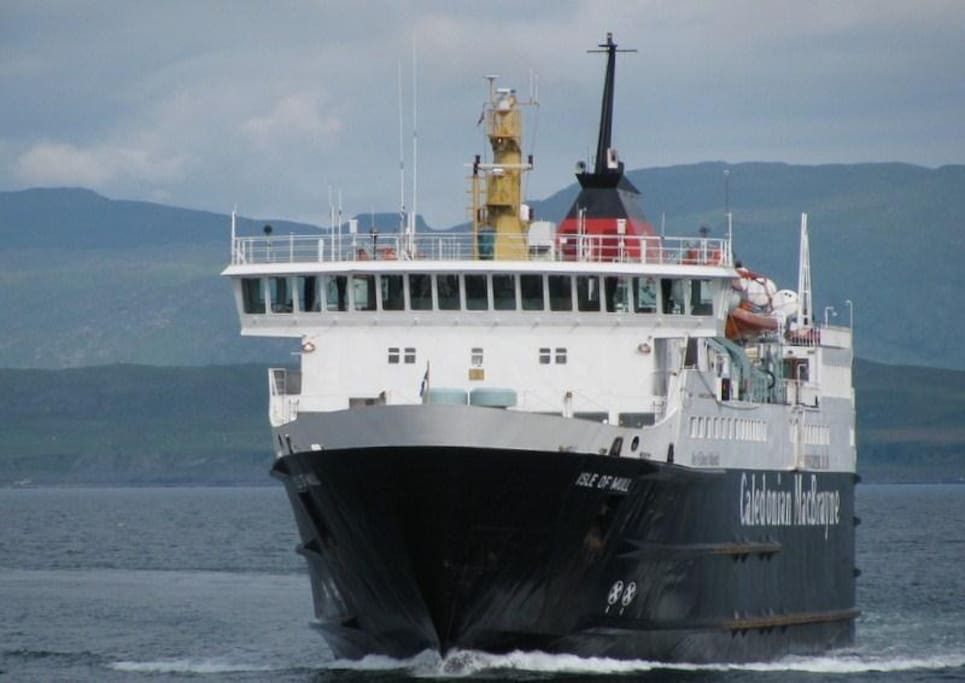 Ferry from Oban. New fare structure (2016) has made this crossing much cheaper