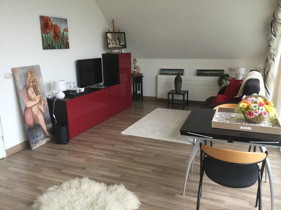 Living gedeelte v/d kamer