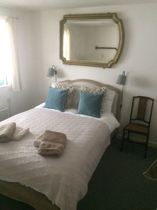 Double bed for a great nights sleep