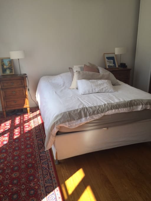 Very sunny bedroom