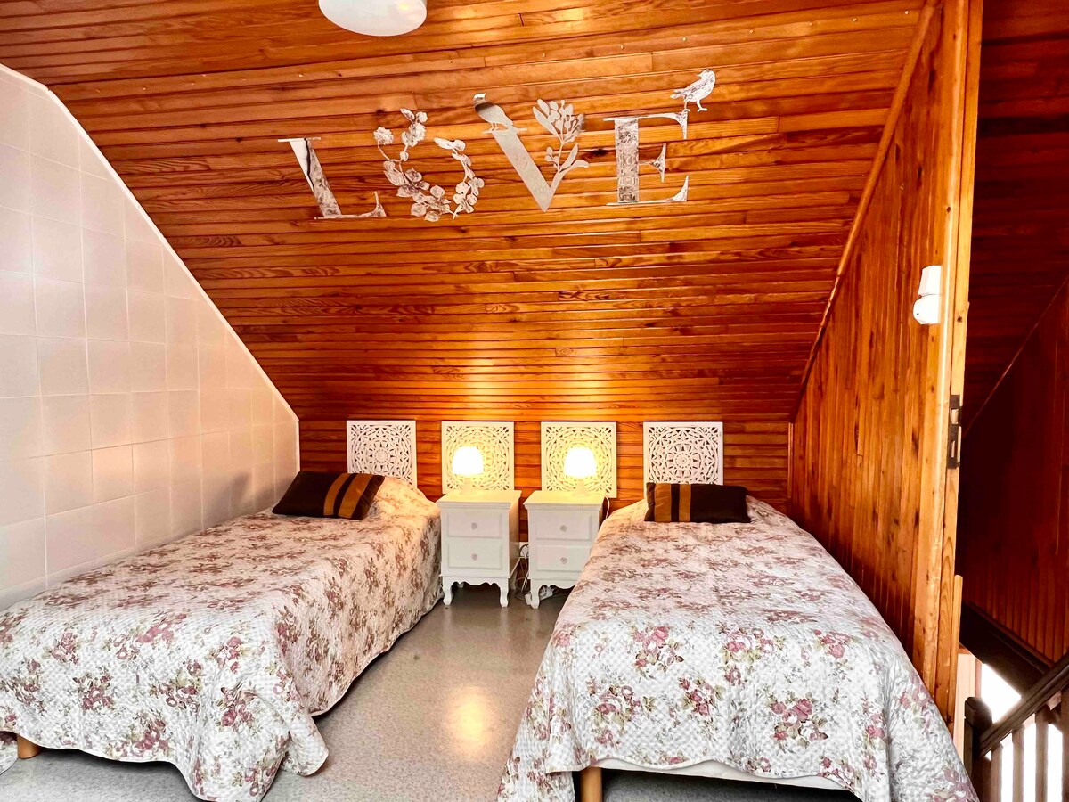 El segundo dormitorio en modo 2 camas 