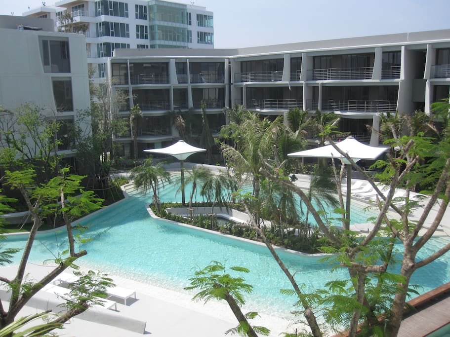 View from condo balcony