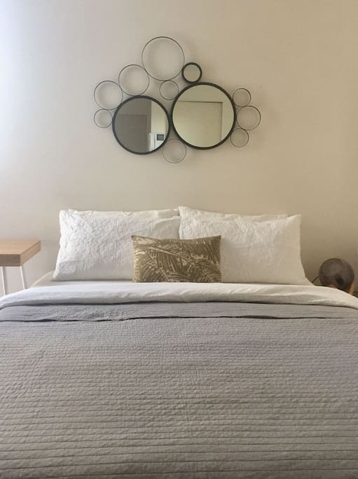 Ultra comfortable bed with luxury linen