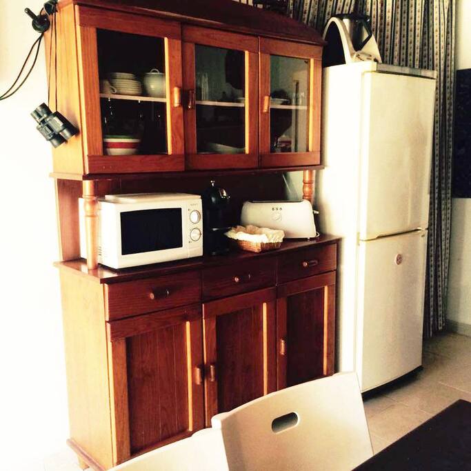 Cozinha com eletrodomesticos