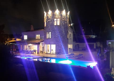 Large bright villa for 12 people and 3 dogs with supplement