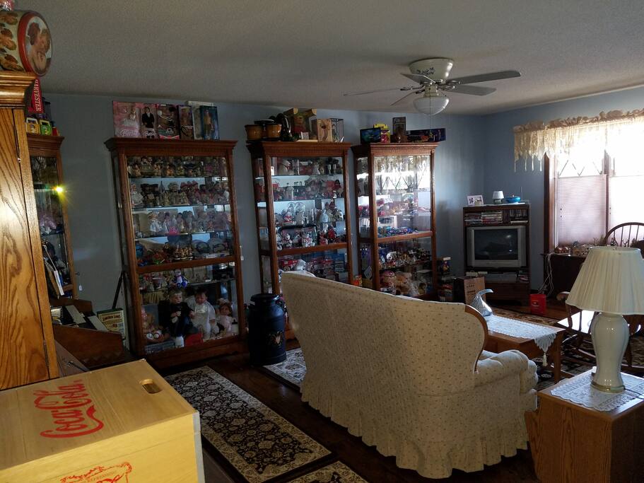 Enjoy down time in the living room while watching TV