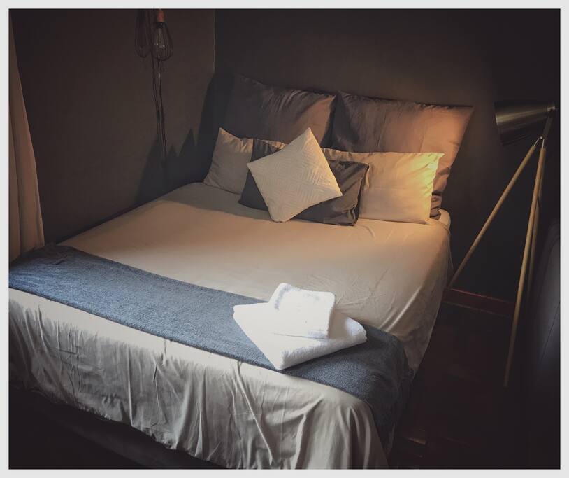 The lovely bed.