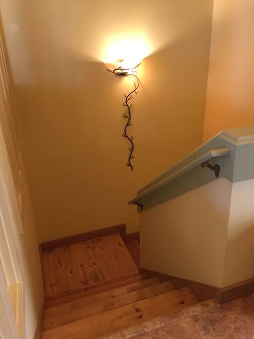 Stairs to apartment!