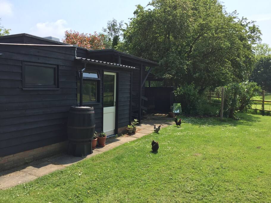 Shower and toilet block