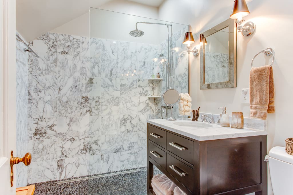 The shower is fantastic!!