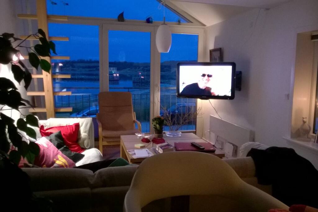 Sofahjørne og udsigt