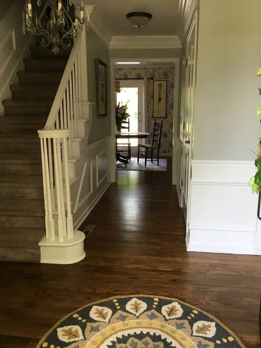 Front Entry. Make sure you wipe your feet on that cute little rug.