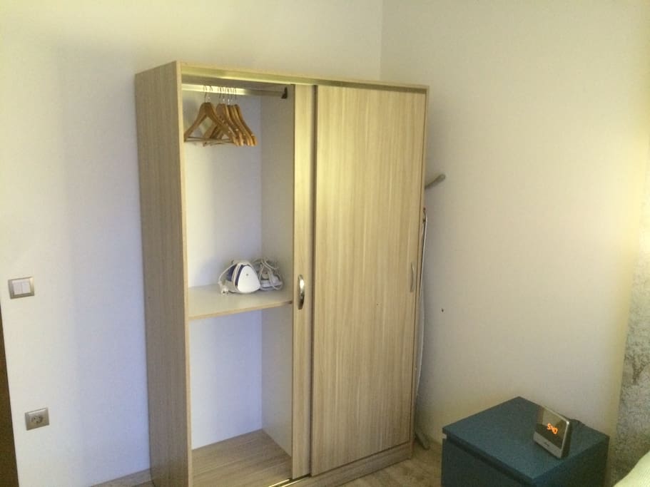 You can use this wardrobe for your clothes
