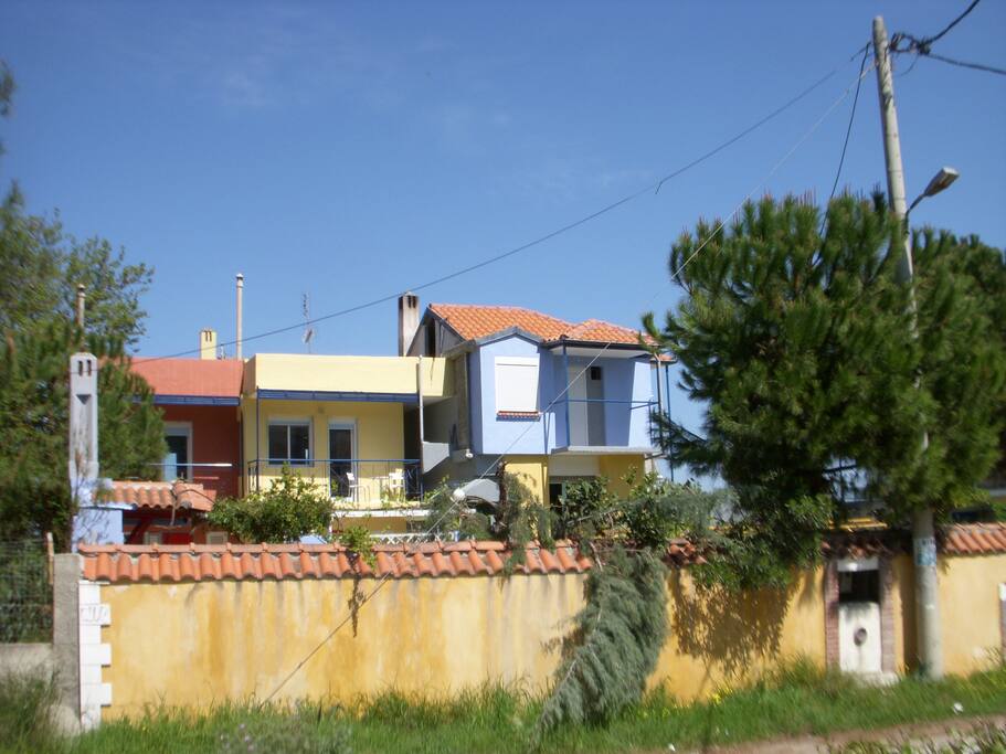 Front view from the road.