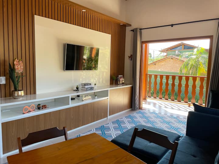 客厅，室内外景观 