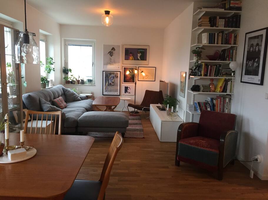 Sofa area seen from kitchen