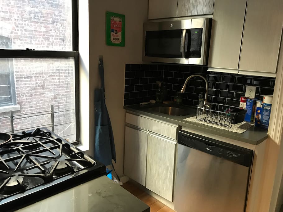 The kitchen. Guests are welcome to use whatever they need!