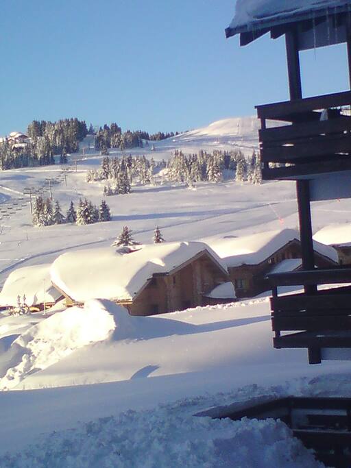 Vue depuis le balcon