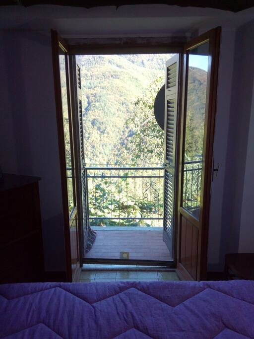 Vista camera da letto
